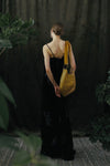 MUTEDANCE velvet embroidered suspender skirt MD24SS31